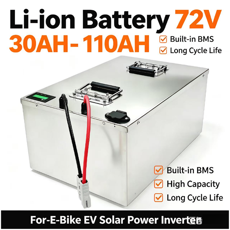 72V 40Ah Lifepo4 Battery Pack - 72V Lithiumbatterie 110Ah mit 40Ah 50Ah