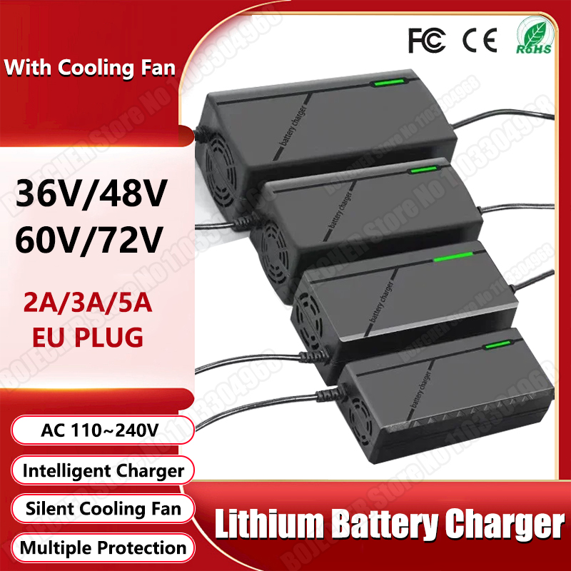 84V 20A Smart Charger - 36V 48V 60V 72V Ladegerät 2A
