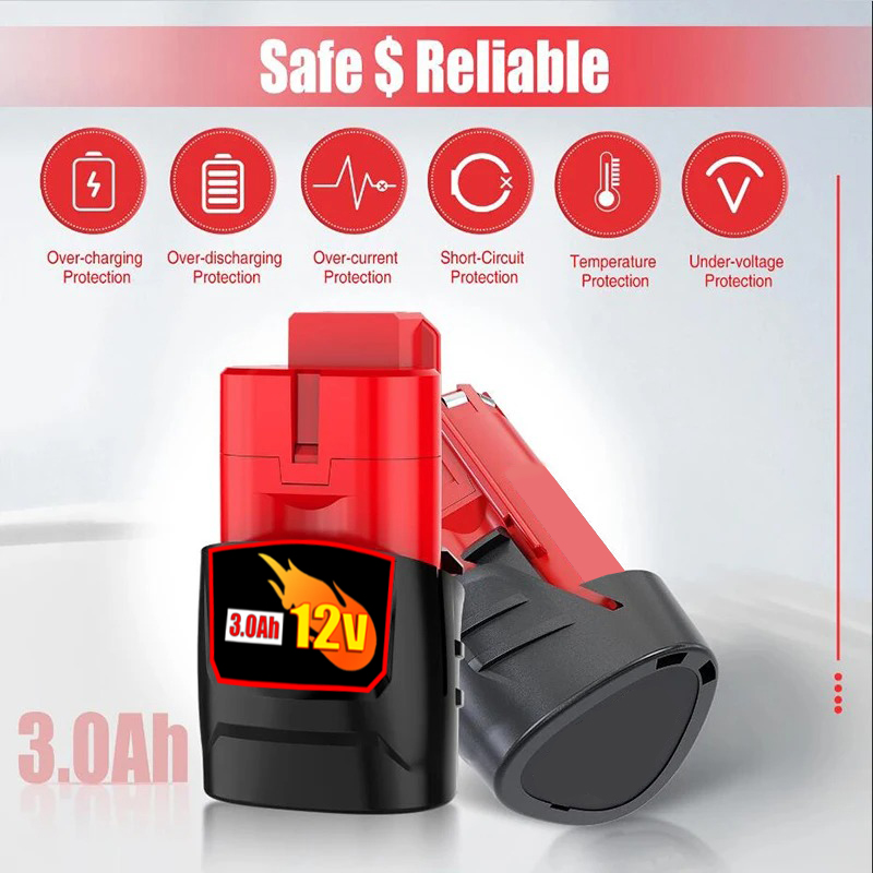 60V 50Ah Electric Scooter Battery - HOT 12V Hochleistungs-Lithiumbatterie für Milwaukee M12