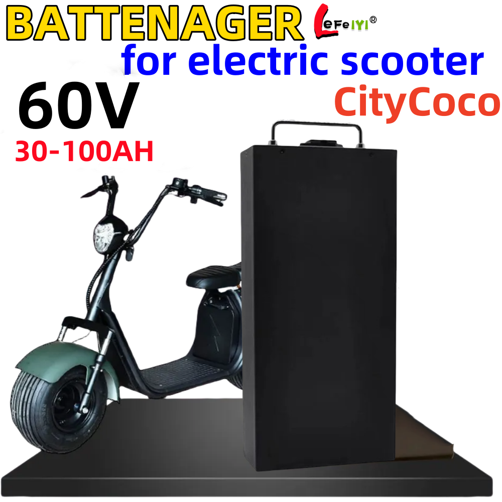 60V 50Ah Electric Scooter Battery - Harley Citycoco 60 V 100 Ah