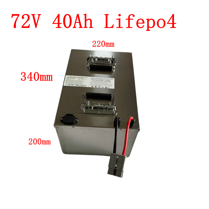72V 40Ah Lifepo4 Battery Pack - 24S 72V 40Ah LiFePO4 Lithium-Phosphat-Batteriepack mit