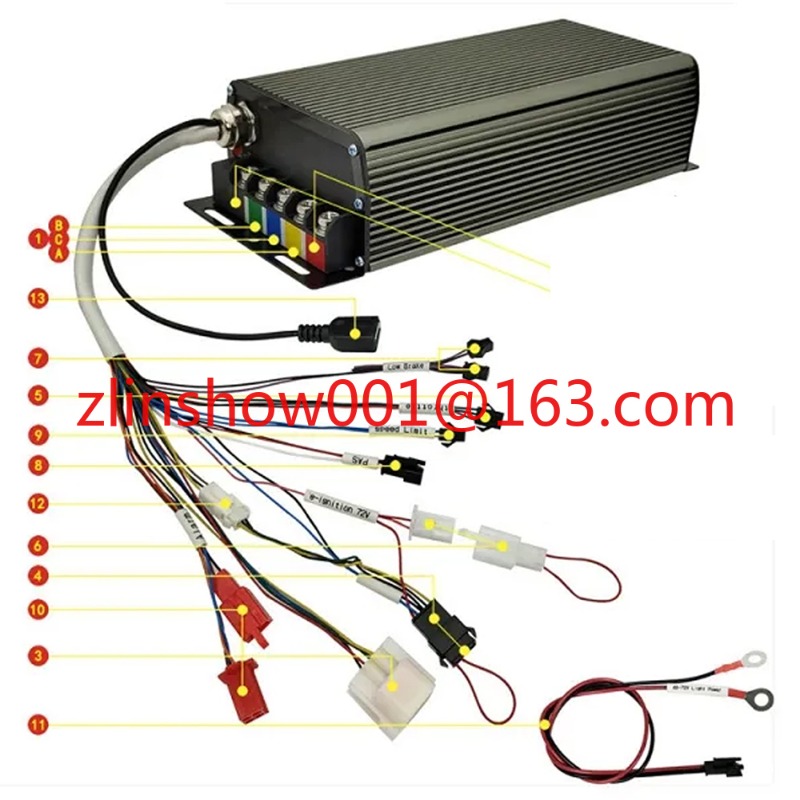 72V 100A 5000W Hall-Sensor Sin – 72V 100A Sabvoton Controller Bewertung und Preis