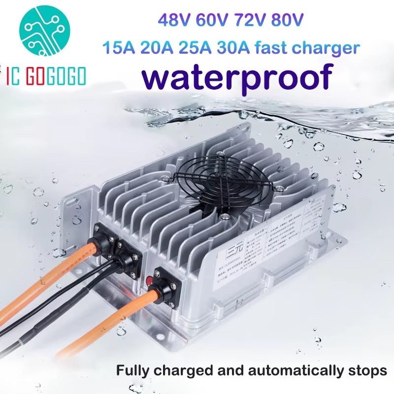 48V 60V 72V 80V Li-Ionen Lifep – 72V 15A Fast Charger Bewertung und Preis