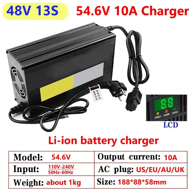 10a 48V 60V 72V Lithium-Ladege – 84V 20A Smart Charger Bewertung und Preis