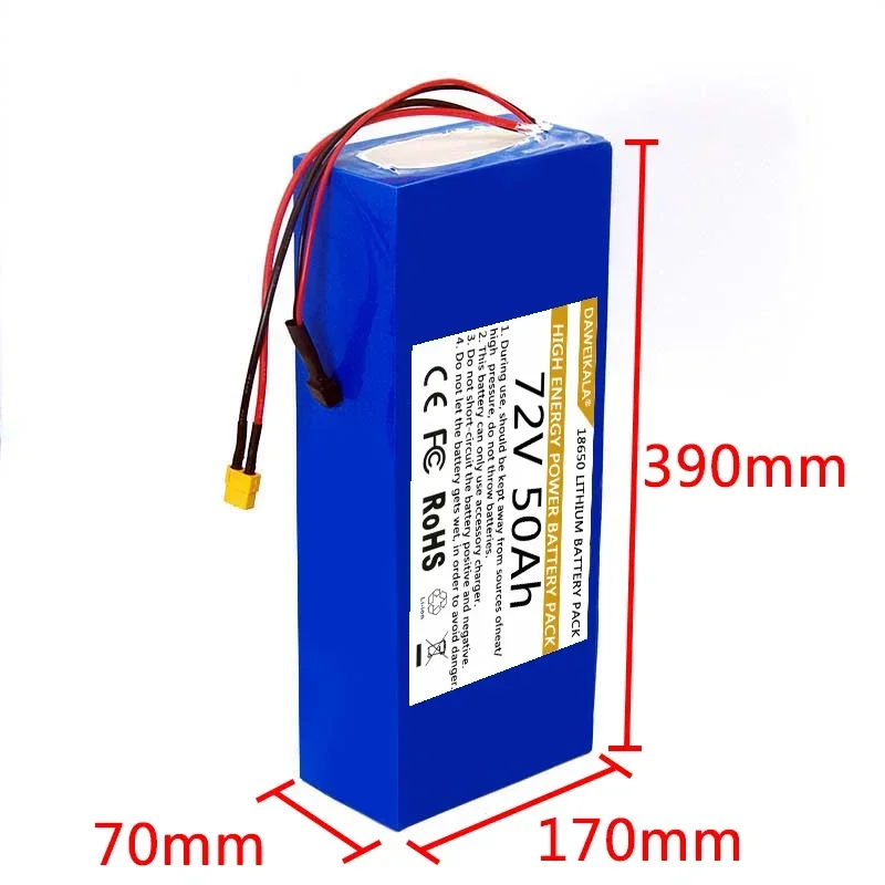 72V 18650 Akkupack 50Ah Hochle – 60V 50Ah Electric Scooter Battery Bewertung und Preis