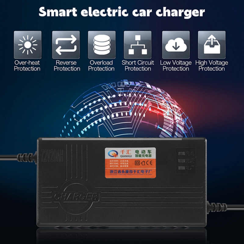 T82C Heißer Verkauf-72V 20AH M – 84V 20A Smart Charger Bewertung und Preis