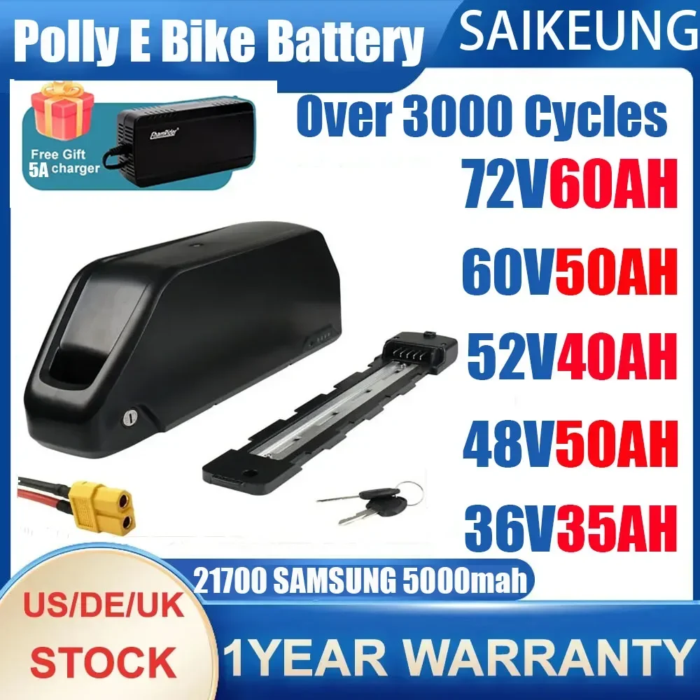 Elektrofahrrad-Akku Downtube H – 72V 50Ah 21700 Lithium Battery Bewertung und Preis